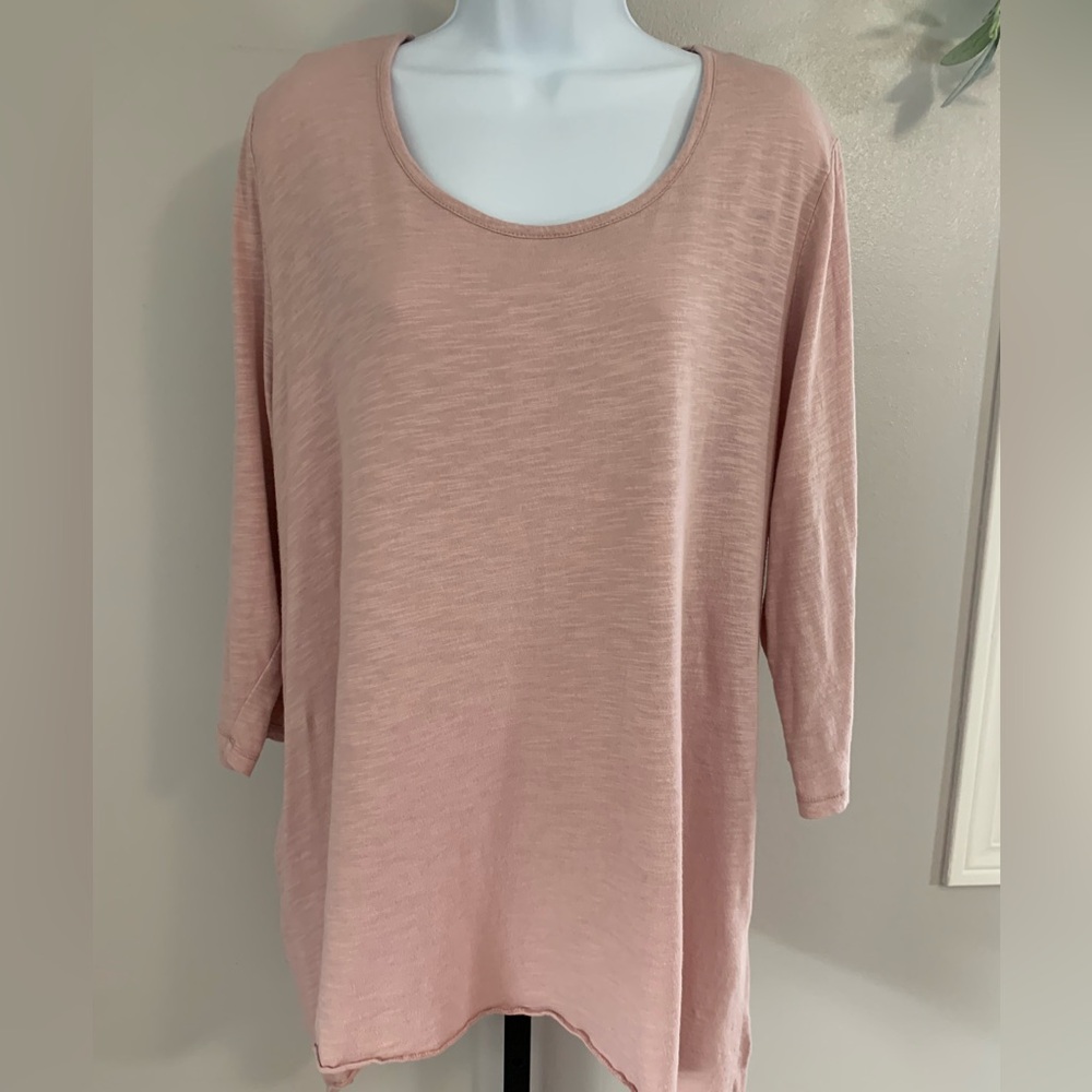 Bit & Bridle Soft Pink Long Sleeve Top